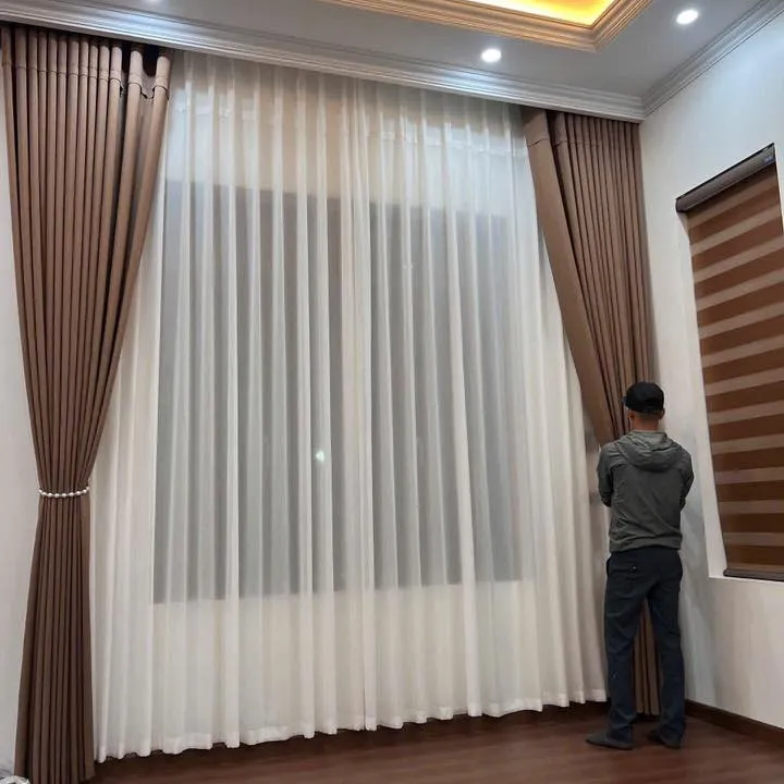 Rèm vải 2 lớp tại xã Ngọc Hồi