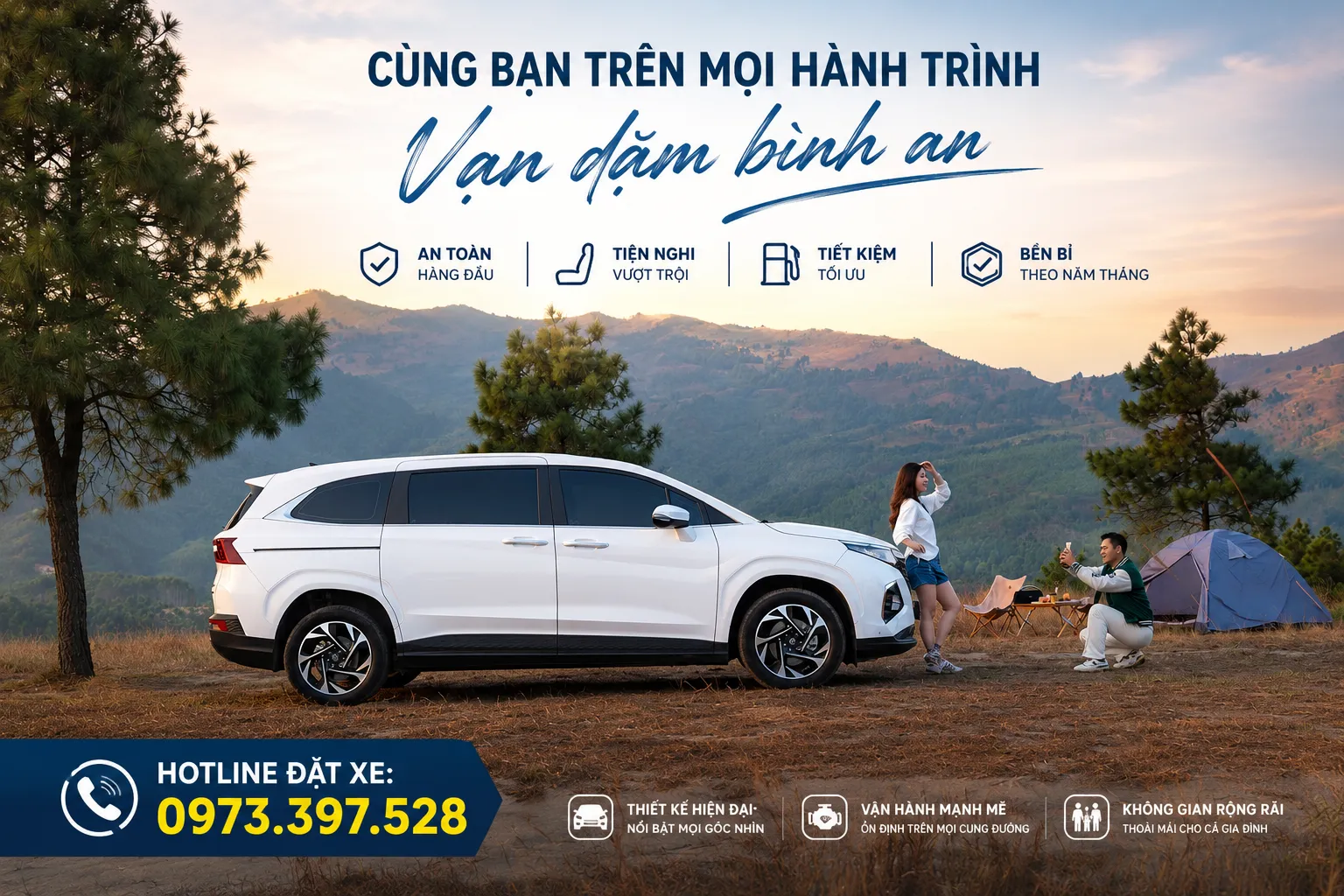Thuê xe 7 chỗ đi Lạng Sơn - Xe mới đẹp, sạch sẽ 